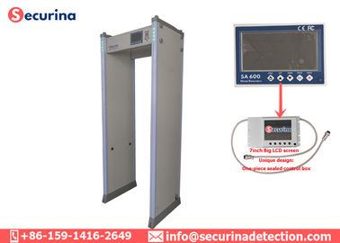 AC100V~240V Walk Through Metal Detector Gates 45 Zones With Directional Counter