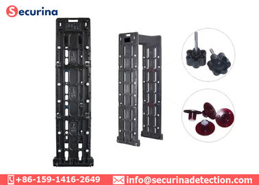 Super Sensitivity Mobile Remote Walk Through Metal Detector Gate With Long Time Power Supply
