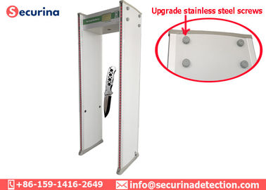 Anti Interference Airport Security Walk Through Gate , Full Body Metal Detector