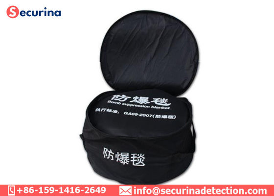 Cobertura balística preta da retenção da explosão para objetos perigosos da tampa